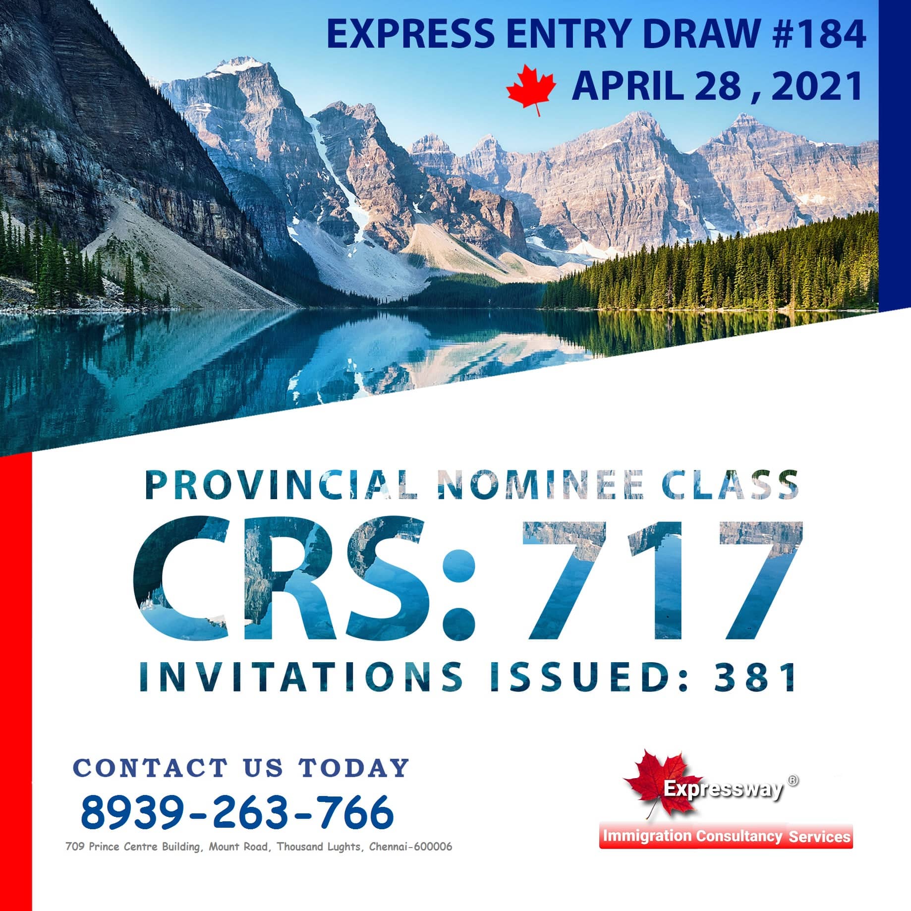 express entry draw #184
