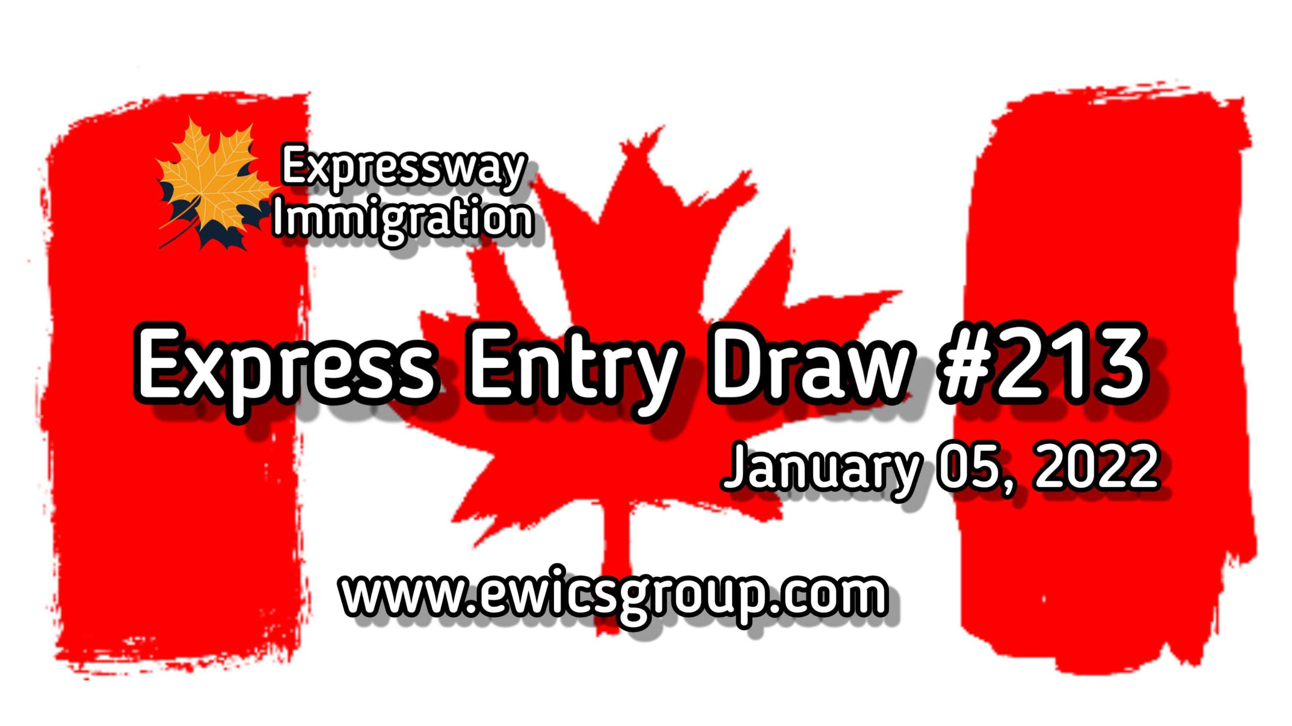 Latest Canada Express Entry Draw #213